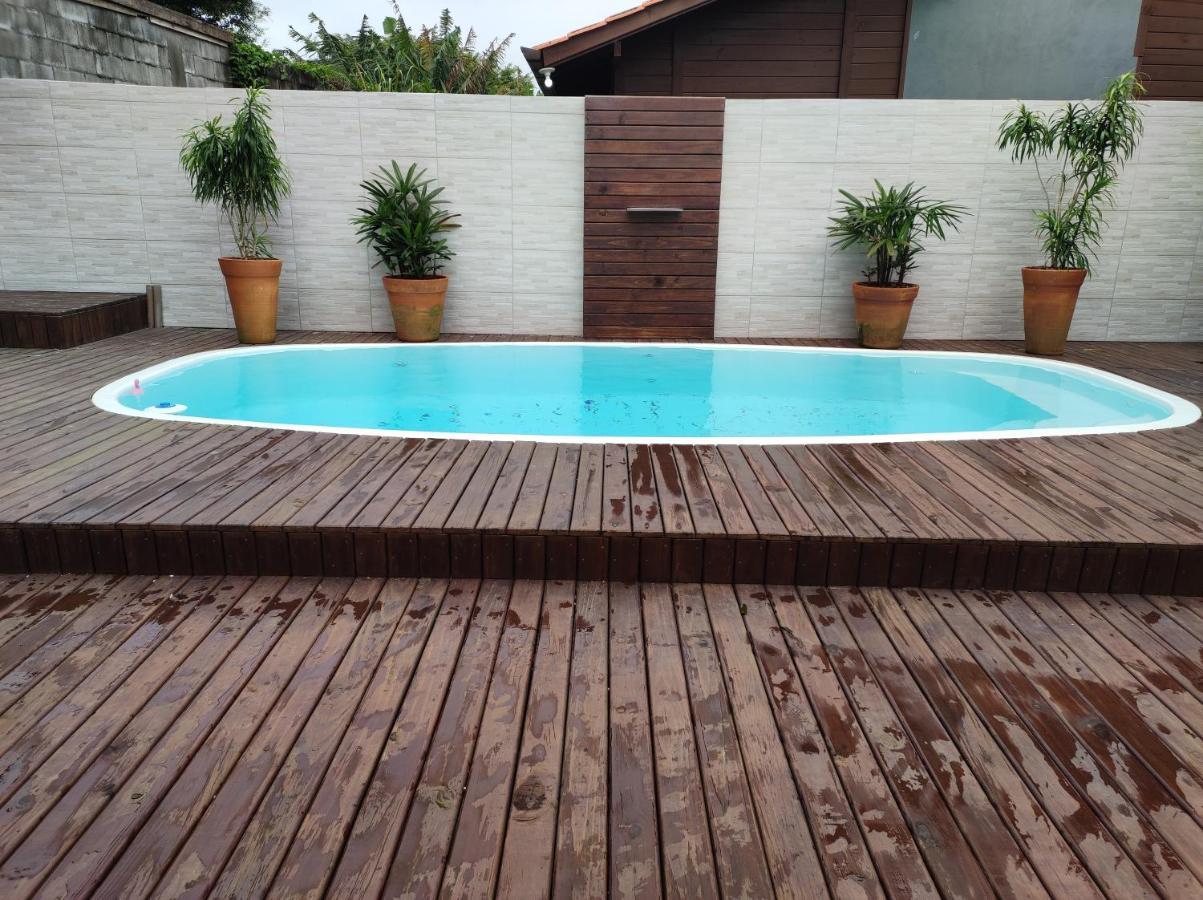 フロリアノポリス Casa Campeche Com Piscina Temporadaヴィラ エクステリア 写真